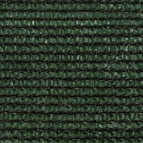 Voile d'ombrage 160 g/m² Vert foncé 3/4x3 m PEHD - Photo n°2; ?>