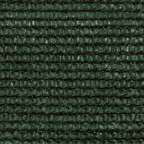 Voile d'ombrage 160 g/m² Vert foncé 3x4x4 m PEHD - Photo n°2; ?>