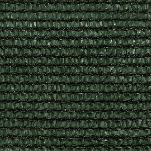 Voile d'ombrage 160 g/m² Vert foncé 3x6 m PEHD - Photo n°2; ?>