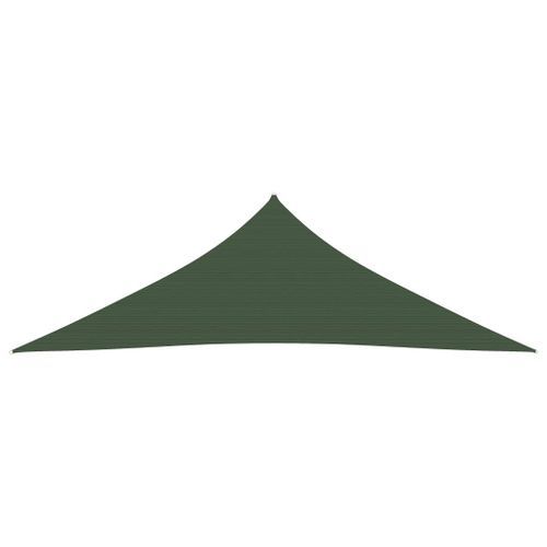 Voile d'ombrage 160 g/m² Vert foncé 4x4x5,8 m PEHD - Photo n°3; ?>