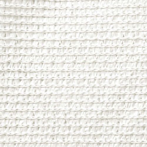 Voile d'ombrage PEHD Rectangulaire 4 x 6 m Blanc - Photo n°2; ?>