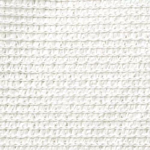 Voile d'ombrage PEHD Triangulaire 5 x 5 x 5 m Blanc - Photo n°2; ?>