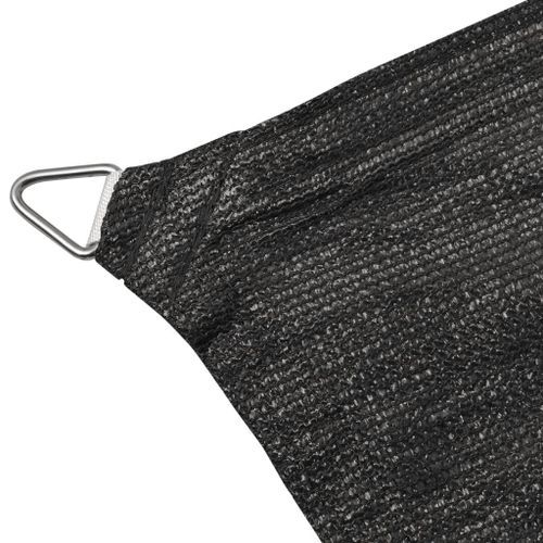 Voile de parasol PEHD Carré 2 x 2 m Anthracite - Photo n°3; ?>