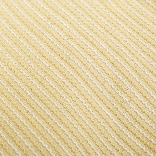 Voile de parasol PEHD Carré 2 x 2 m Beige - Photo n°2; ?>