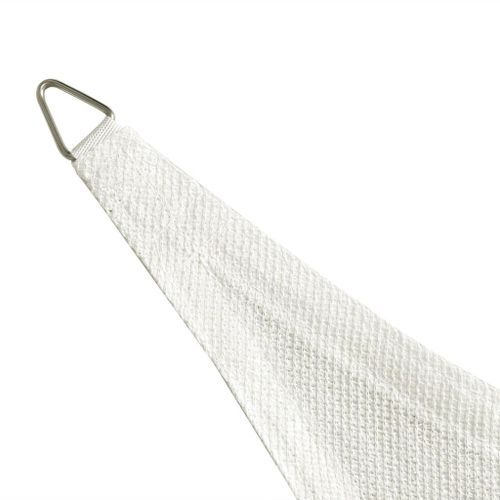 Voile de parasol PEHD Carré 2 x 2 m Blanc - Photo n°3; ?>