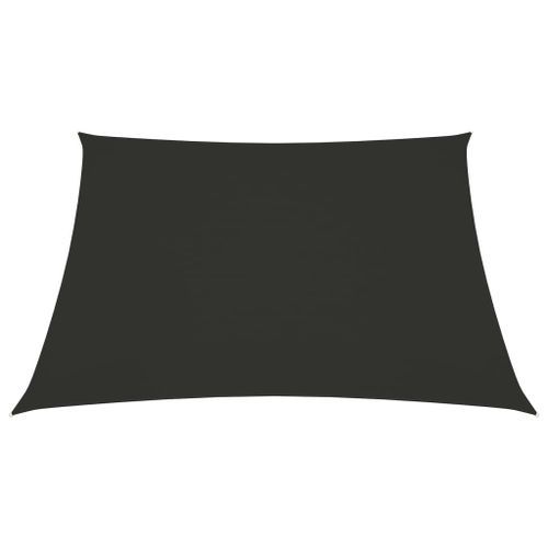 Voile de parasol Tissu Oxford carré 2,5x2,5 m Anthracite - Photo n°3; ?>