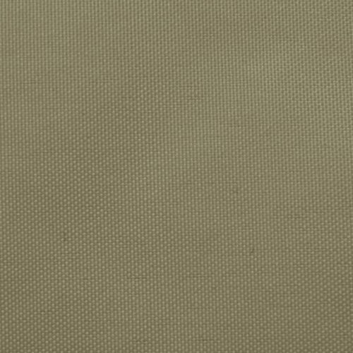 Voile de parasol Tissu Oxford carré 2,5x2,5 m Beige - Photo n°2; ?>