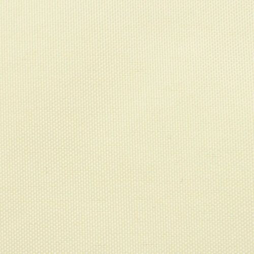 Voile de parasol Tissu Oxford carré 2,5x2,5 m Crème - Photo n°2; ?>