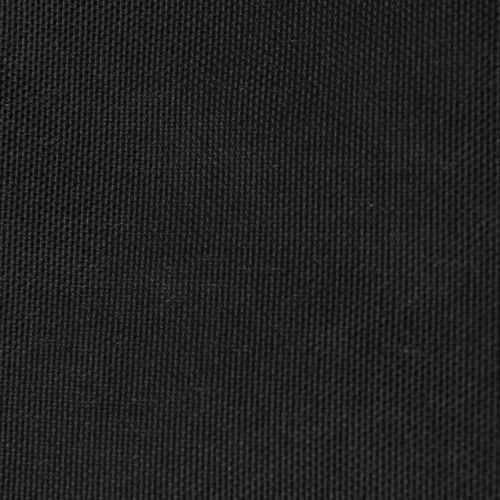 Voile de parasol Tissu Oxford carré 2,5x2,5 m Noir - Photo n°2; ?>