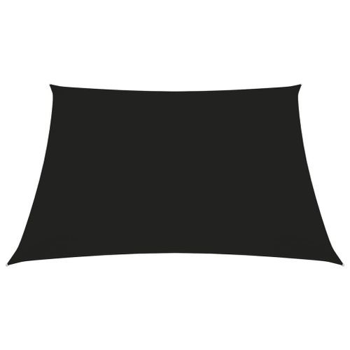 Voile de parasol Tissu Oxford carré 2,5x2,5 m Noir - Photo n°3; ?>