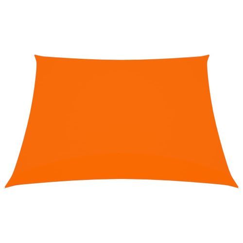 Voile de parasol Tissu Oxford carré 2,5x2,5 m Orange - Photo n°3; ?>
