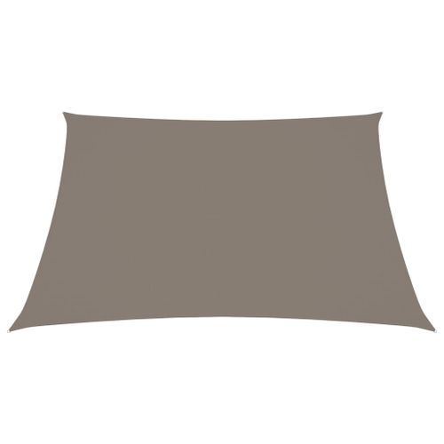 Voile de parasol Tissu Oxford carré 2,5x2,5 m Taupe - Photo n°3; ?>