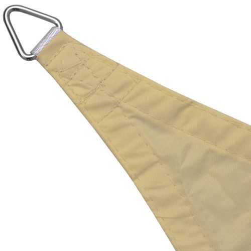 Voile de parasol Tissu Oxford Carré 2 x 2 m Beige - Photo n°3; ?>