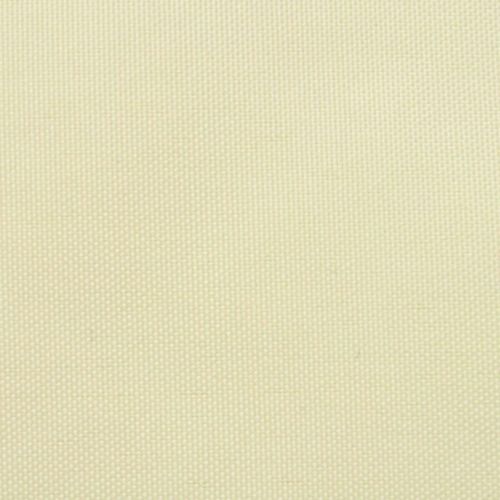 Voile de parasol Tissu Oxford Carré 2 x 2 m Crème - Photo n°2; ?>