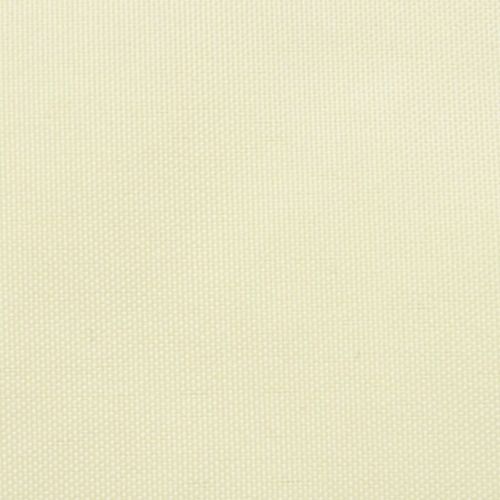 Voile de parasol Tissu Oxford carré 3x3 m Crème - Photo n°2; ?>