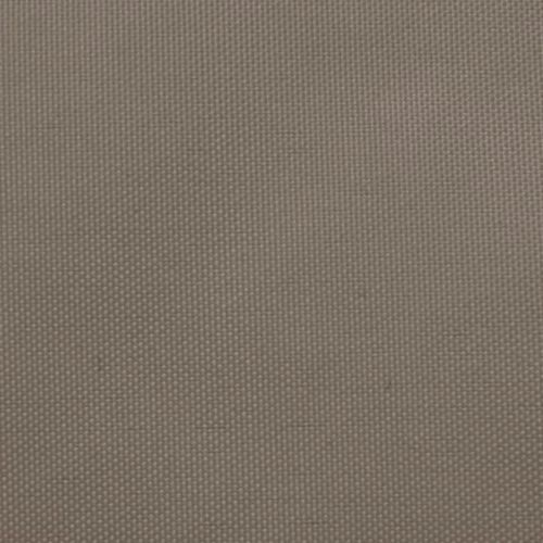 Voile de parasol Tissu Oxford carré 3x3 m Taupe - Photo n°2; ?>