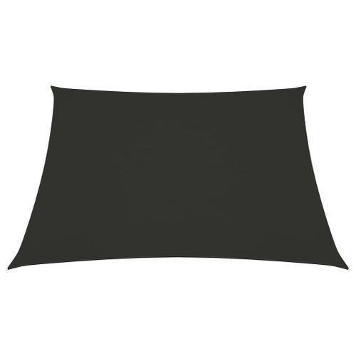 Voile de parasol Tissu Oxford carré 4,5x4,5 m Anthracite - Photo n°3; ?>