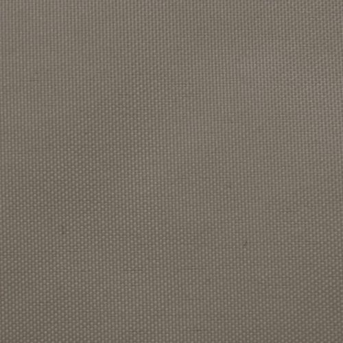 Voile de parasol Tissu Oxford carré 4,5x4,5 m Taupe - Photo n°2; ?>