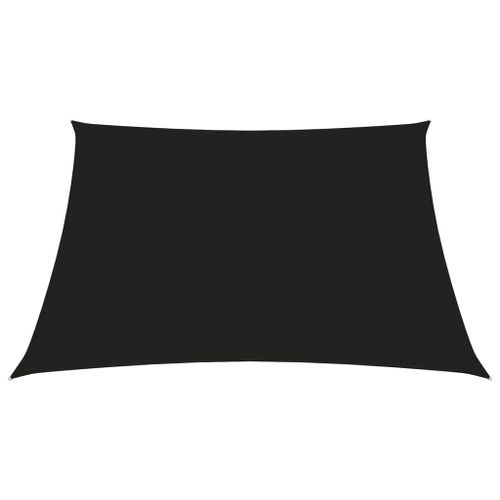 Voile de parasol Tissu Oxford carré 4x4 m Noir - Photo n°3; ?>