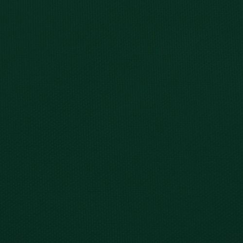 Voile de parasol Tissu Oxford carré 4x4 m Vert foncé - Photo n°2; ?>