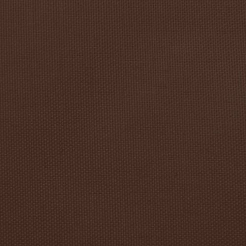 Voile de parasol Tissu Oxford carré 6x6 m Marron - Photo n°2; ?>