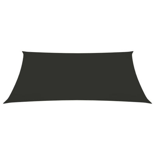 Voile de parasol Tissu Oxford rectangulaire 2,5x3,5m Anthracite - Photo n°3; ?>