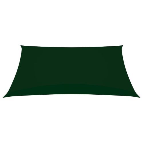 Voile de parasol Tissu Oxford rectangulaire 2,5x3 m Vert foncé - Photo n°3; ?>