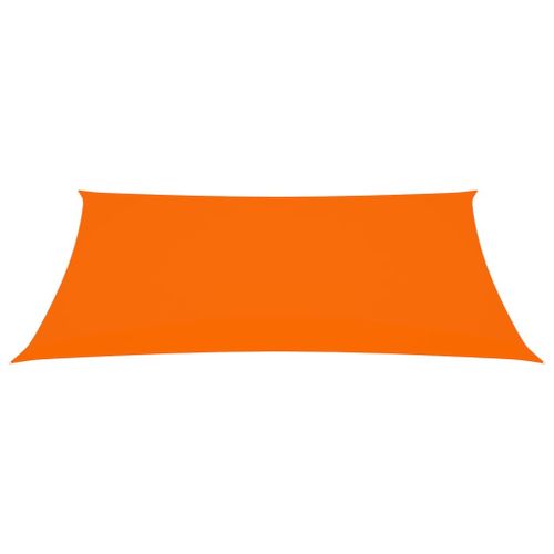 Voile de parasol Tissu Oxford rectangulaire 2,5x4,5 m Orange - Photo n°3; ?>