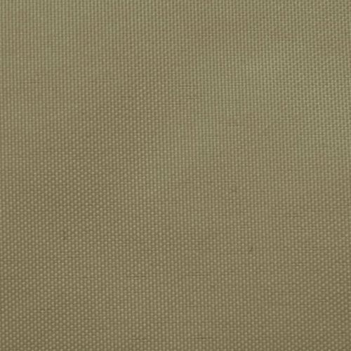 Voile de parasol Tissu Oxford rectangulaire 2,5x4 m Beige - Photo n°2; ?>