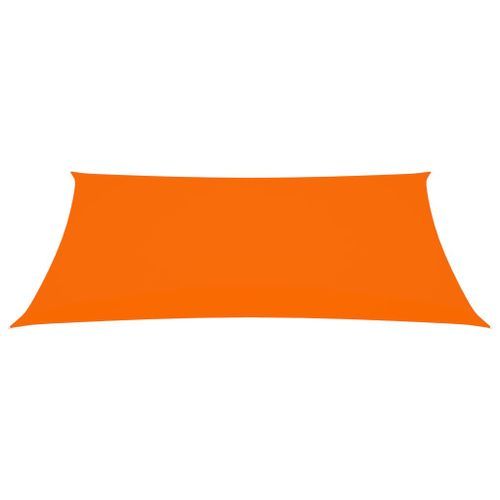 Voile de parasol Tissu Oxford rectangulaire 3,5x5 m Orange - Photo n°3; ?>
