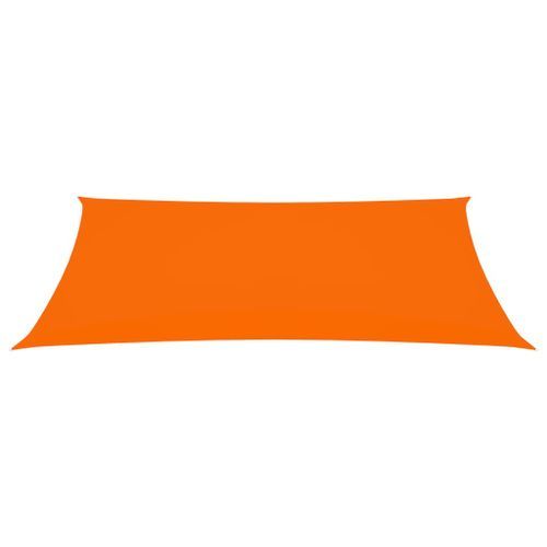 Voile de parasol Tissu Oxford rectangulaire 3x6 m Orange - Photo n°3; ?>