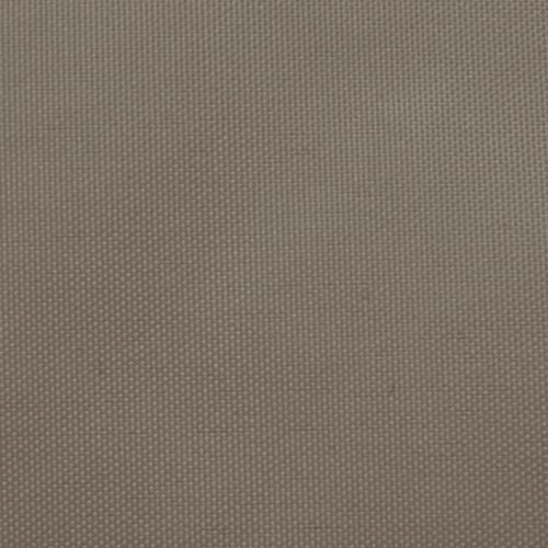 Voile de parasol Tissu Oxford rectangulaire 4x7 m Taupe - Photo n°3; ?>