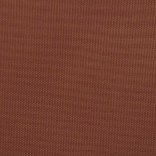 Voile de parasol Tissu Oxford rectangulaire 6x8 m Terre cuite - Photo n°2; ?>