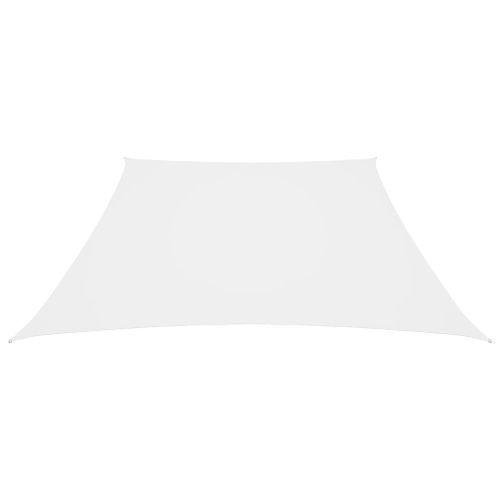 Voile de parasol Tissu Oxford trapèze 3/4x2 m Blanc - Photo n°3; ?>