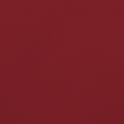 Voile de parasol Tissu Oxford trapèze 3/4x2 m Rouge - Photo n°2; ?>