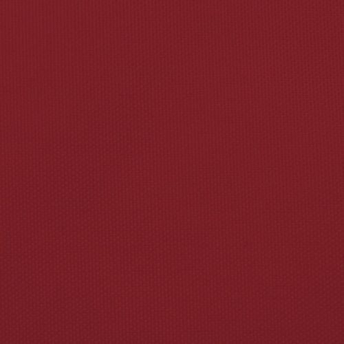 Voile de parasol Tissu Oxford trapèze 3/4x3 m Rouge - Photo n°2; ?>