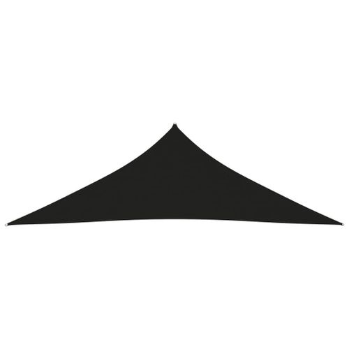 Voile de parasol Tissu Oxford triangulaire 3x3x4,24 m Noir - Photo n°3; ?>