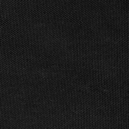 Voile de parasol Tissu Oxford triangulaire 3x4x4 m Noir - Photo n°2; ?>