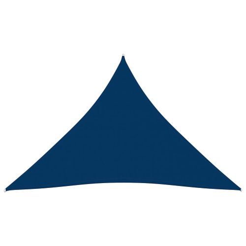 Voile De Parasol Tissu Oxford Triangulaire 4,5x4,5x4,5 M Bleu 15 Voile de parasol Tissu Oxford triangulaire 4,5x4,5x4,5 m Bleu - Photo n°3; ?>