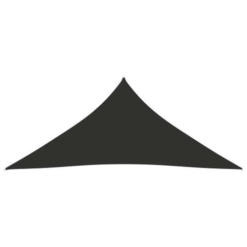 Voile de parasol Tissu Oxford triangulaire 4x4x4 m Anthracite - Photo n°3; ?>