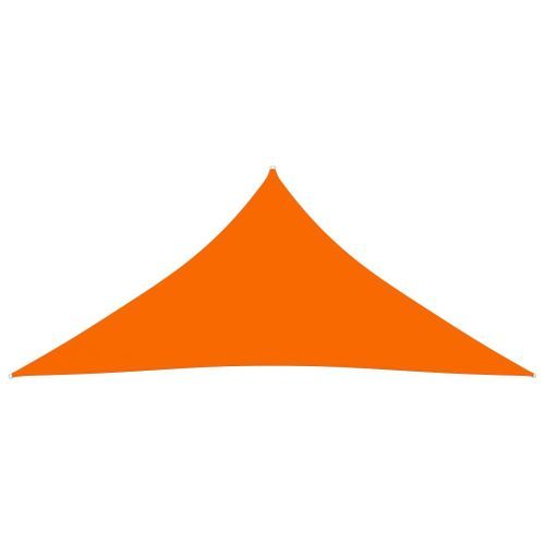 Voile de parasol Tissu Oxford triangulaire 4x5x5 m Orange - Photo n°3; ?>