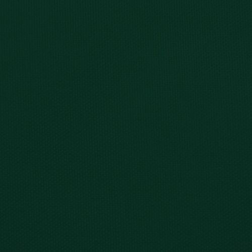 Voile de parasol Tissu Oxford triangulaire 4x5x6,4 m Vert foncé - Photo n°2; ?>