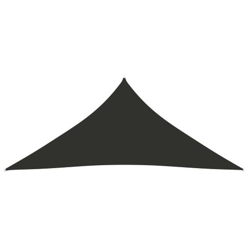 Voile de parasol Tissu Oxford triangulaire 5x7x7 m Anthracite - Photo n°3; ?>