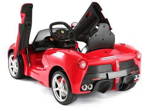 Voiture électrique Ferrari rouge - Photo n°3; ?>