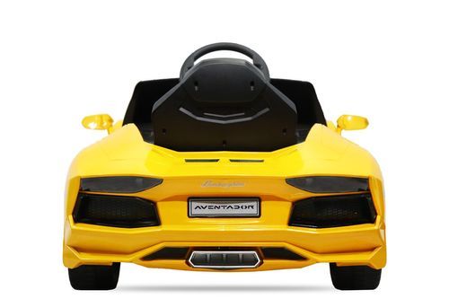 Voiture électrique Lamborghini aventador jaune - Photo n°3; ?>