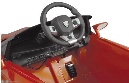 Voiture électrique Lamborghini aventador orange - Photo n°3; ?>