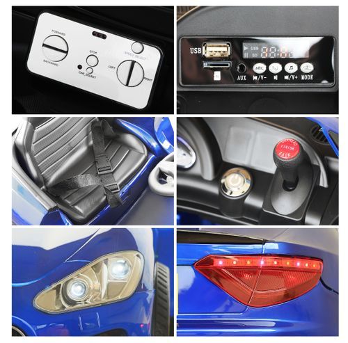 Voiture électrique Maserati bleu - Photo n°3; ?>