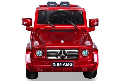 Voiture électrique Mercedes 2 places AMG G55 rouge - Photo n°3; ?>