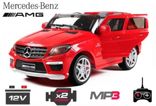 Voiture électrique Mercedes ML63 AMG rouge - Photo n°2; ?>