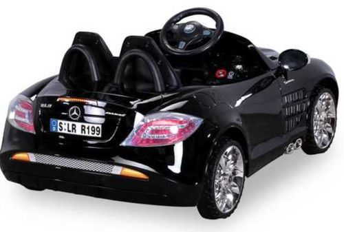 Voiture électrique Mercedes SLR noir 2x35W 12V - Photo n°2; ?>